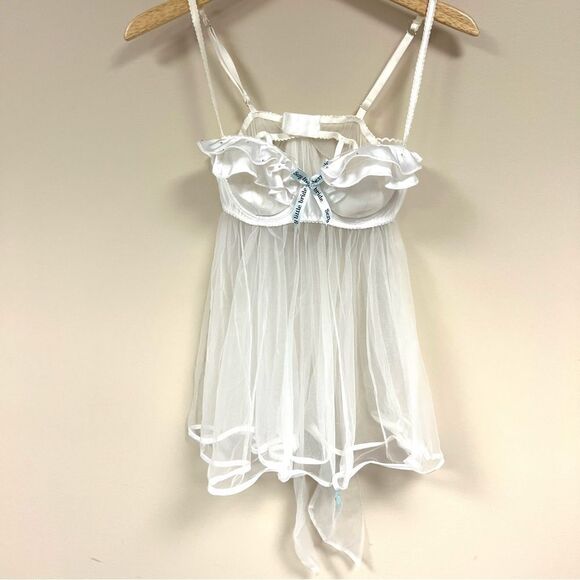 - Victoria Secret vintage bridal nightie with sash. Size Sm - Picture 1 of 5